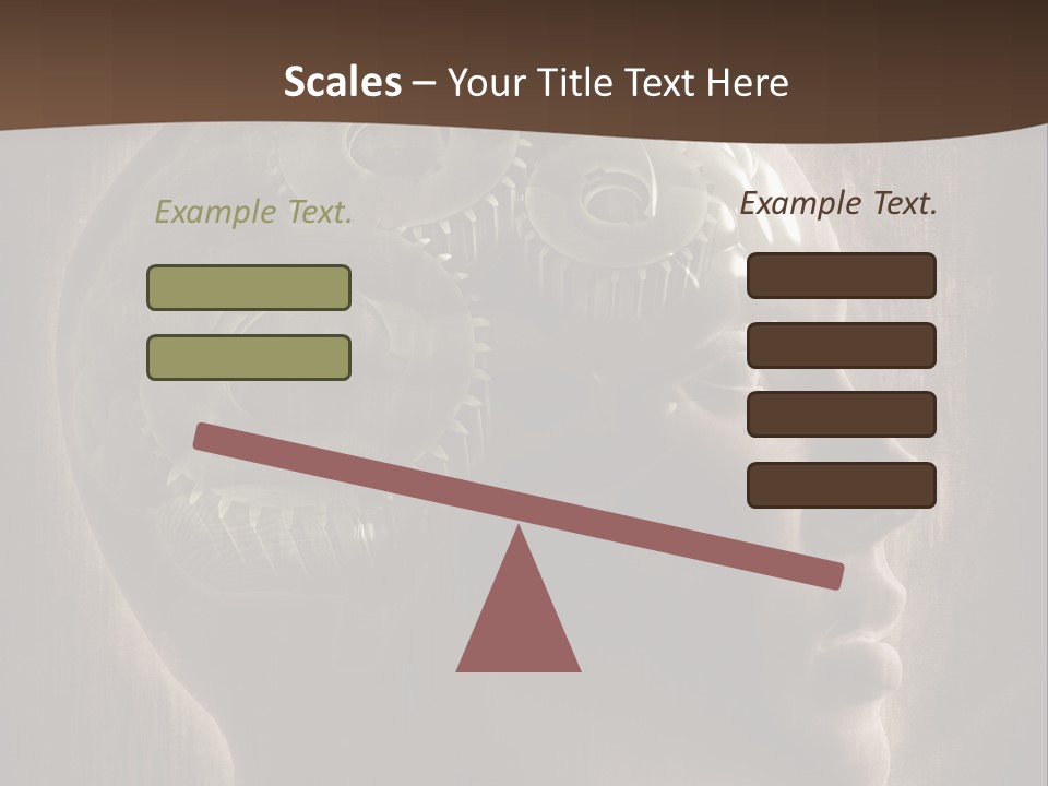 Isolated Intelligence Black PowerPoint Template