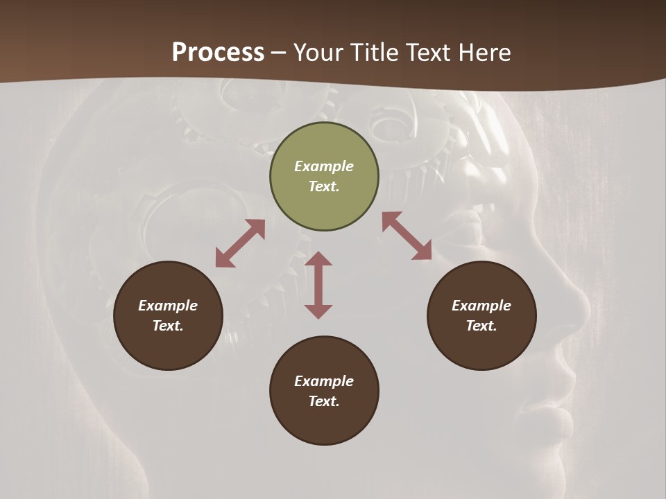 Isolated Intelligence Black PowerPoint Template