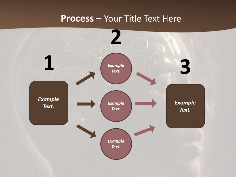 Isolated Intelligence Black PowerPoint Template