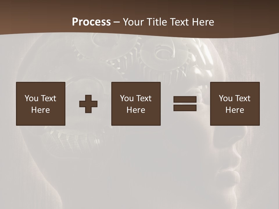 Isolated Intelligence Black PowerPoint Template