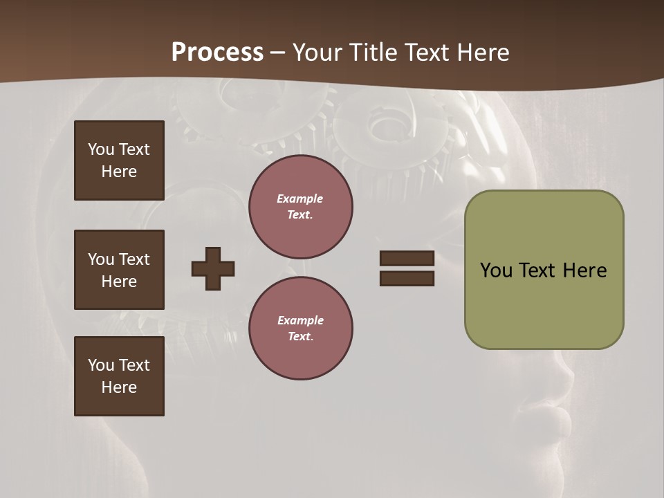 Isolated Intelligence Black PowerPoint Template
