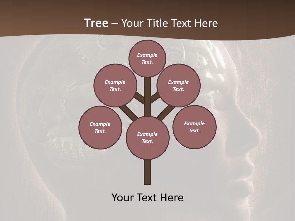 Isolated Intelligence Black PowerPoint Template