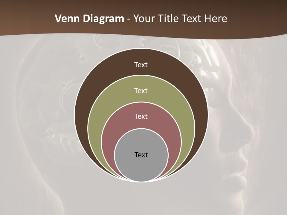 Isolated Intelligence Black PowerPoint Template