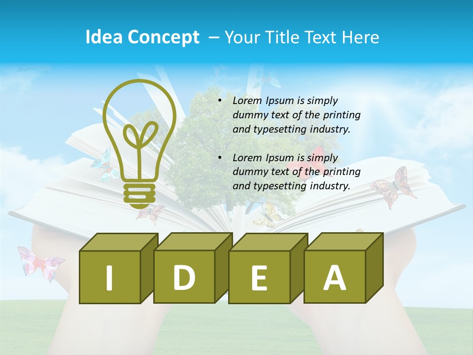 Intelligence School Object PowerPoint Template