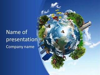 Aerial Space Design PowerPoint Template