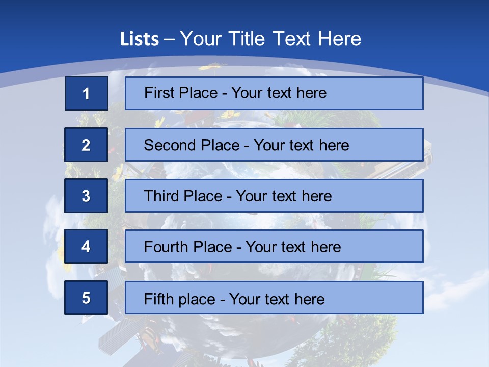 Aerial Space Design PowerPoint Template