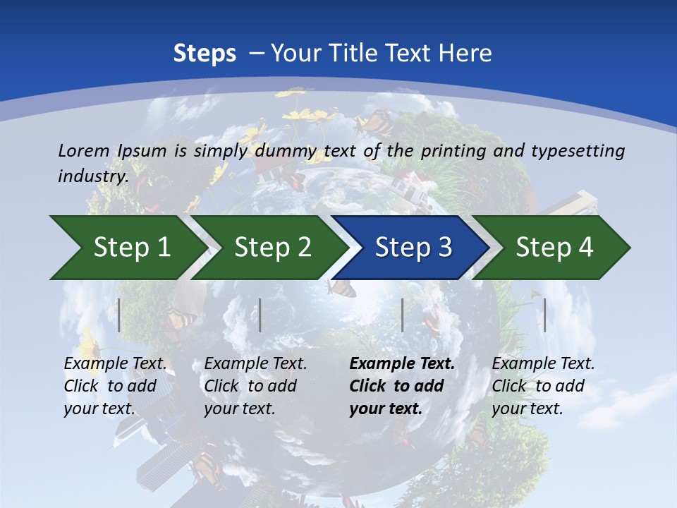 Aerial Space Design PowerPoint Template