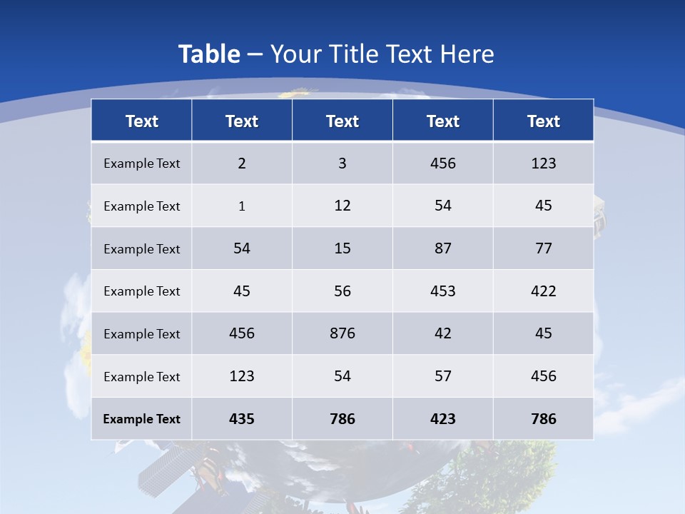 Aerial Space Design PowerPoint Template