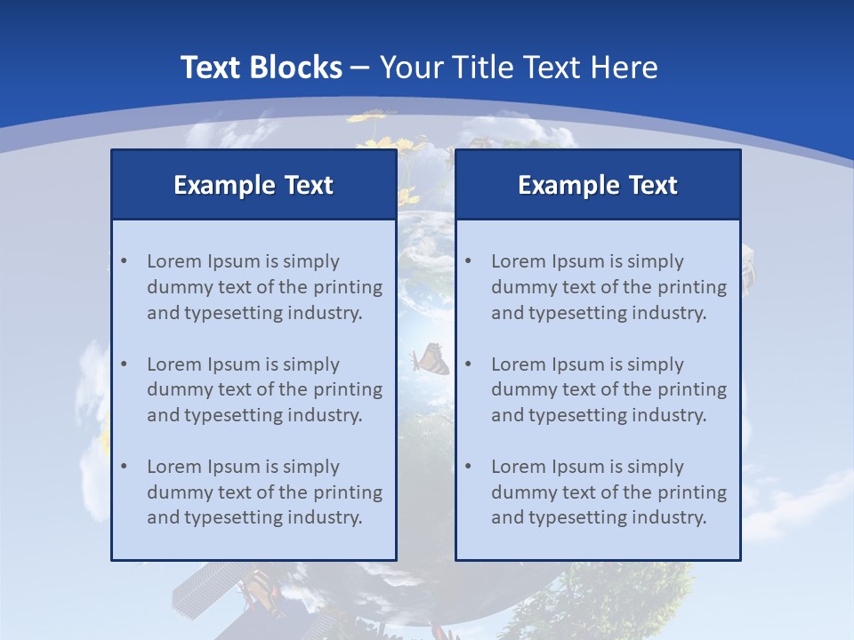 Aerial Space Design PowerPoint Template