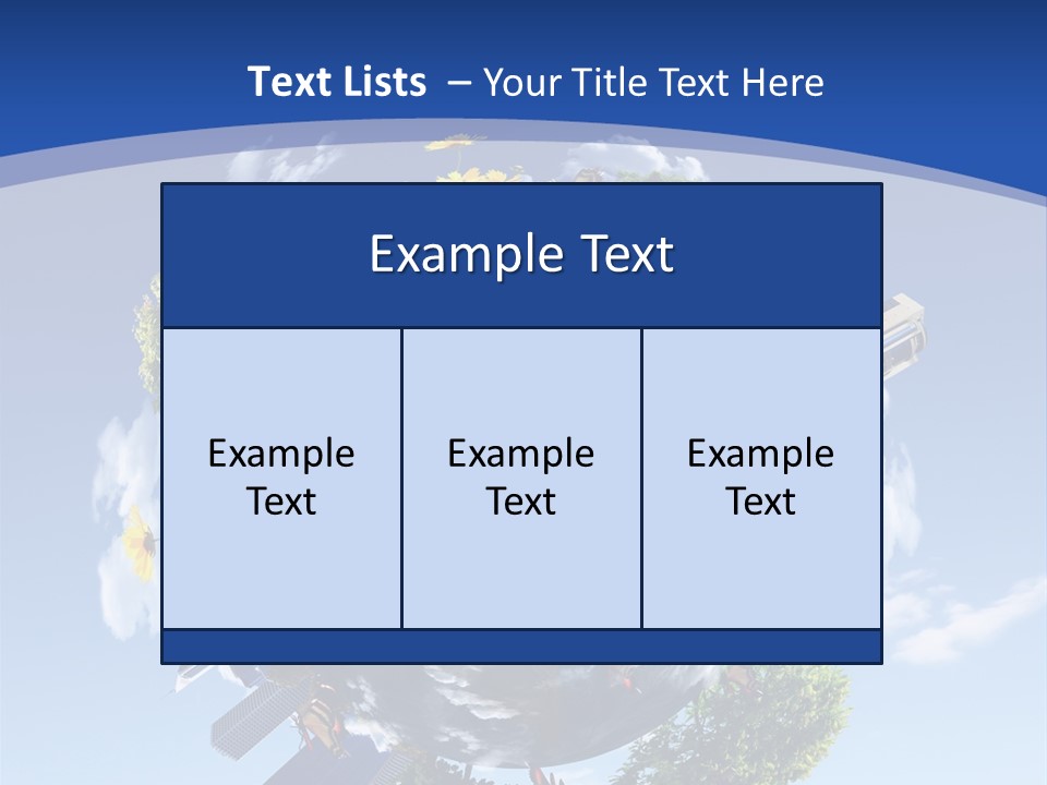 Aerial Space Design PowerPoint Template