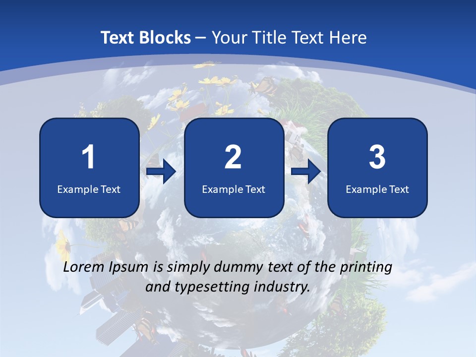Aerial Space Design PowerPoint Template