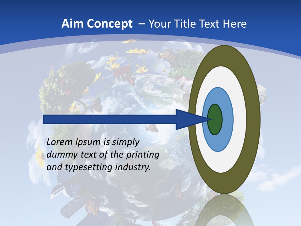 Aerial Space Design PowerPoint Template
