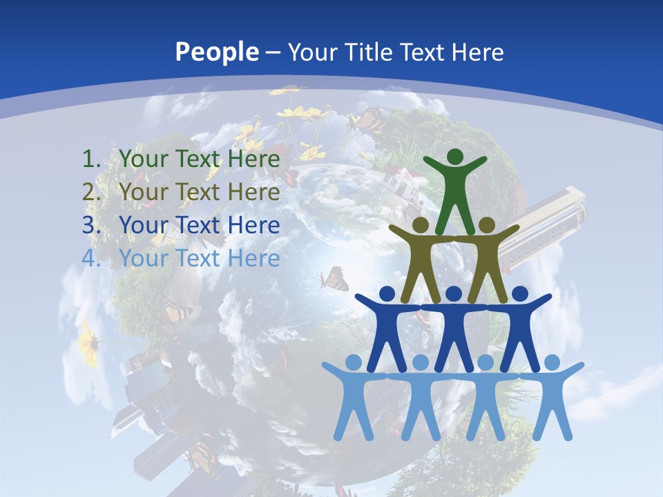 Aerial Space Design PowerPoint Template