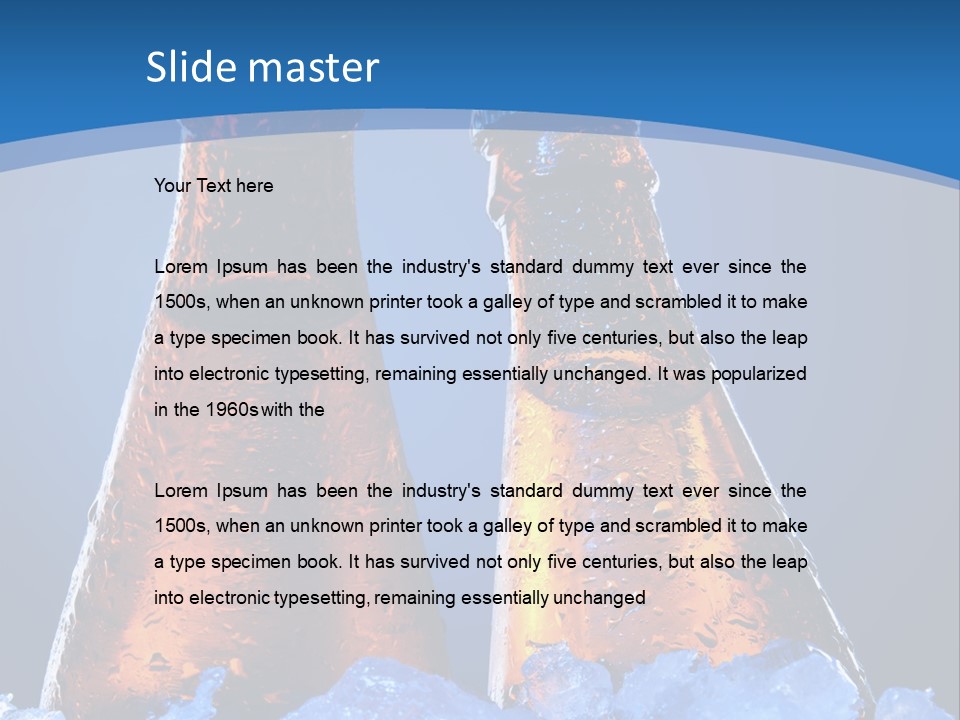 Blue Tasty Close PowerPoint Template