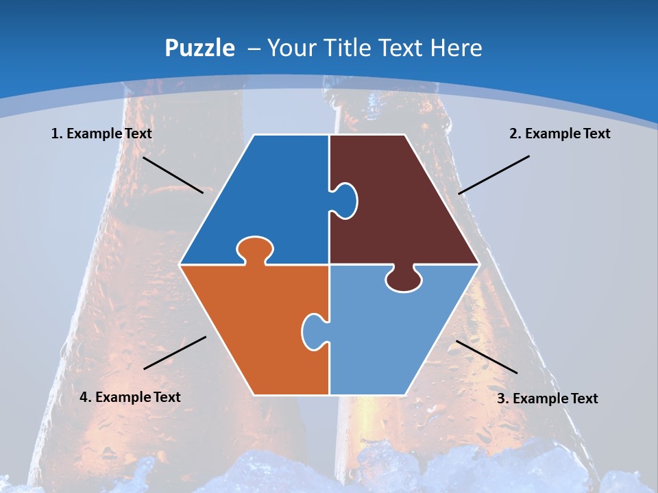 Blue Tasty Close PowerPoint Template