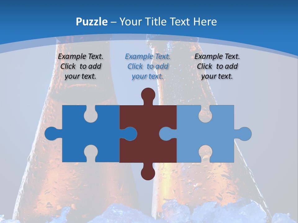 Blue Tasty Close PowerPoint Template