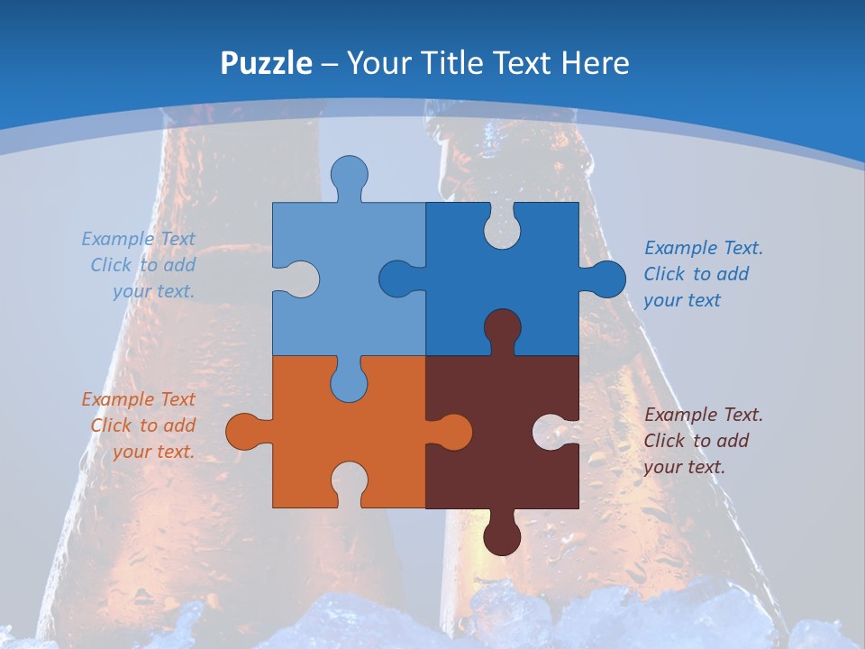 Blue Tasty Close PowerPoint Template