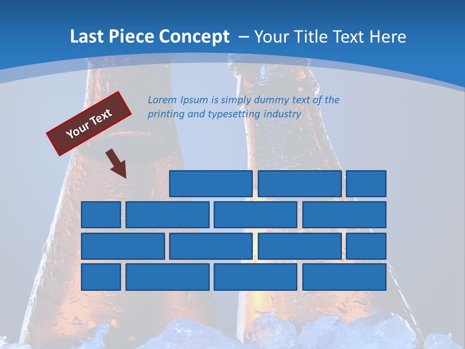 Blue Tasty Close PowerPoint Template