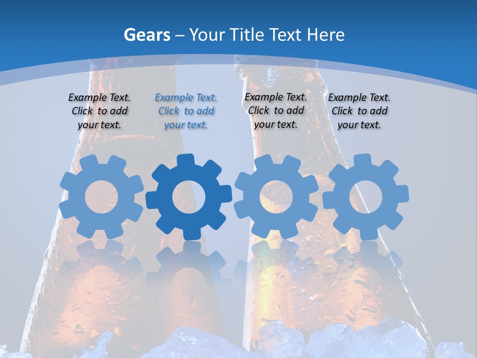 Blue Tasty Close PowerPoint Template