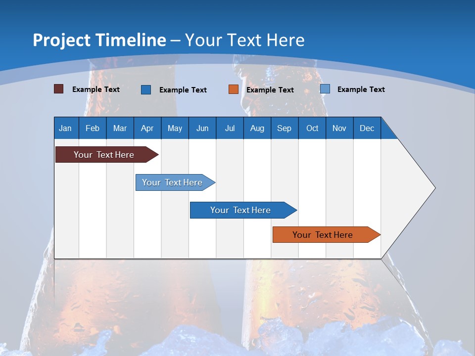 Blue Tasty Close PowerPoint Template