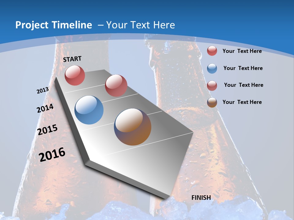 Blue Tasty Close PowerPoint Template