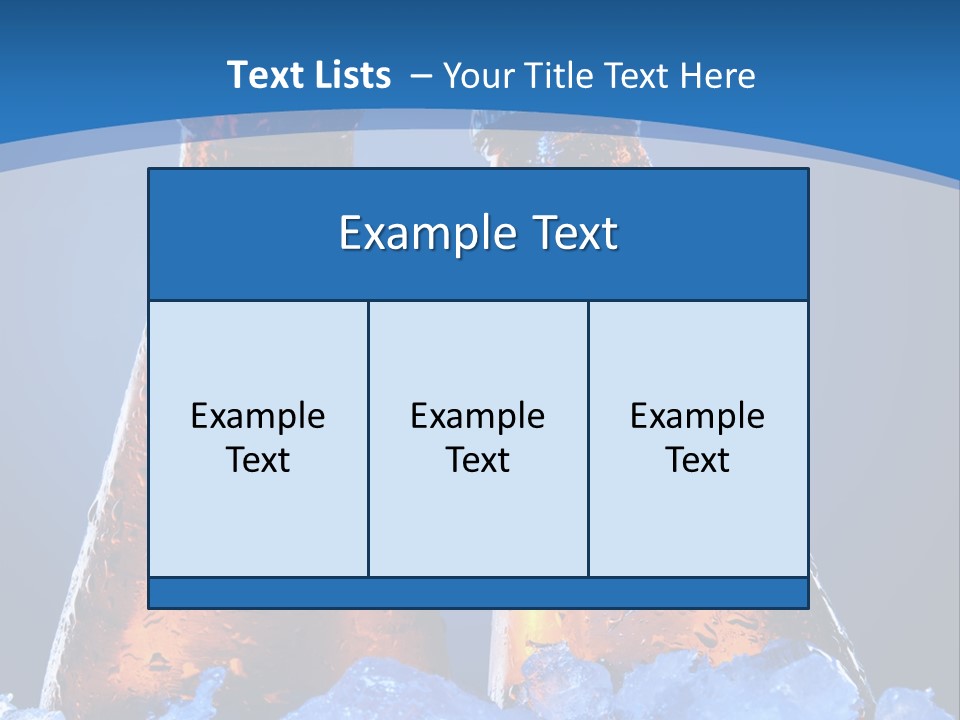Blue Tasty Close PowerPoint Template