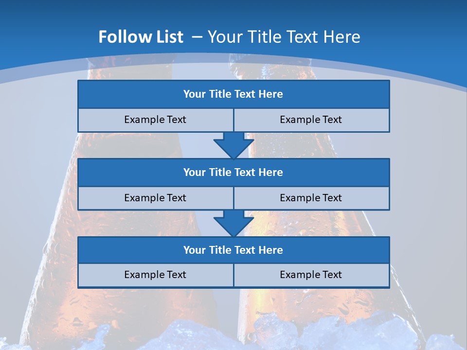 Blue Tasty Close PowerPoint Template