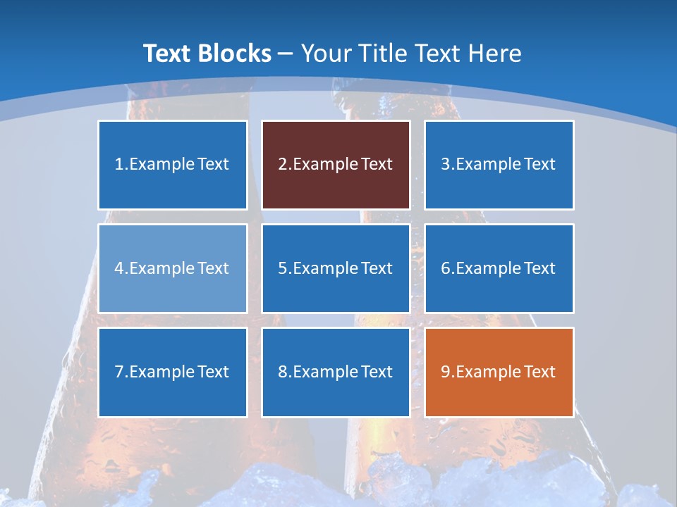 Blue Tasty Close PowerPoint Template