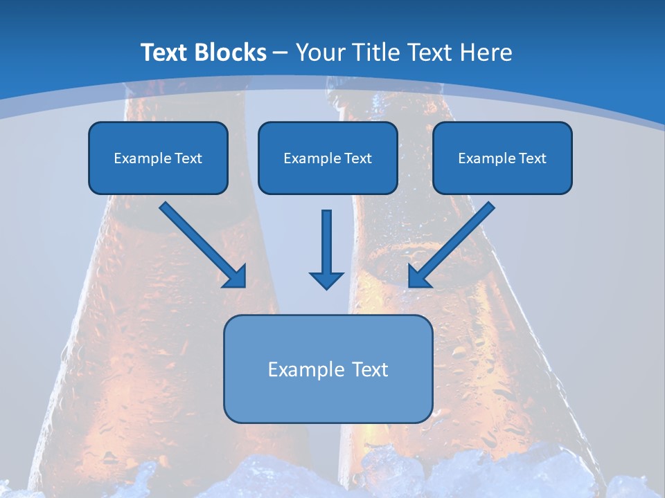 Blue Tasty Close PowerPoint Template