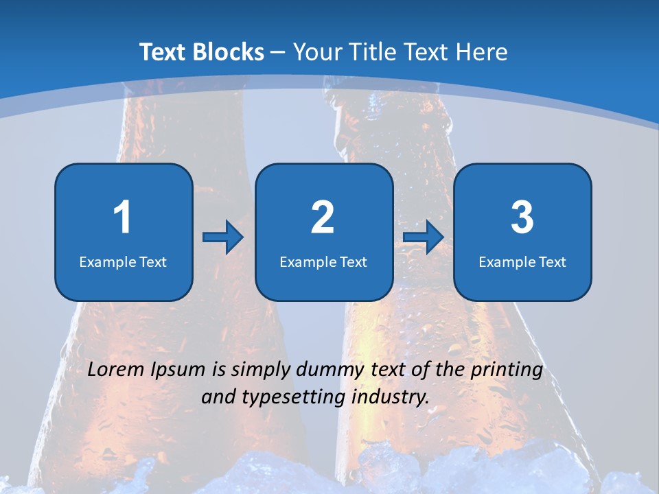 Blue Tasty Close PowerPoint Template