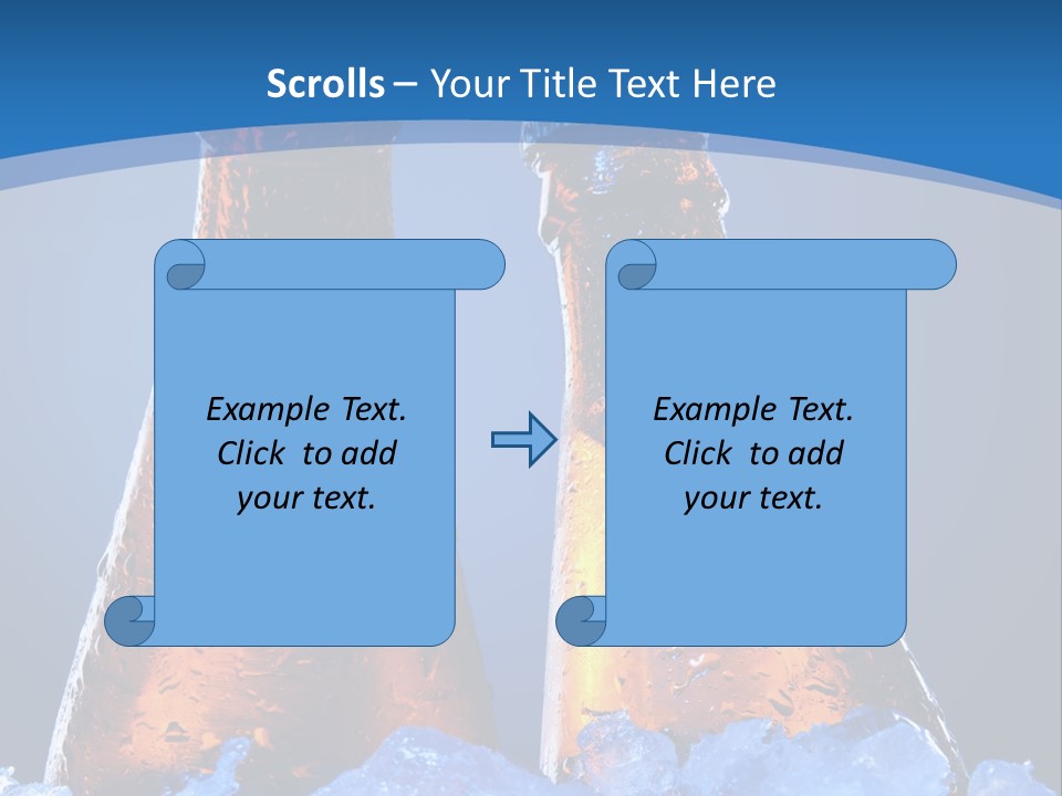 Blue Tasty Close PowerPoint Template