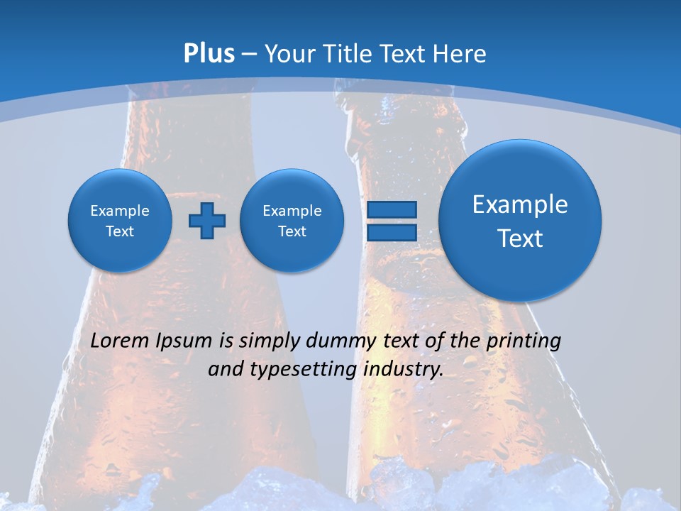 Blue Tasty Close PowerPoint Template