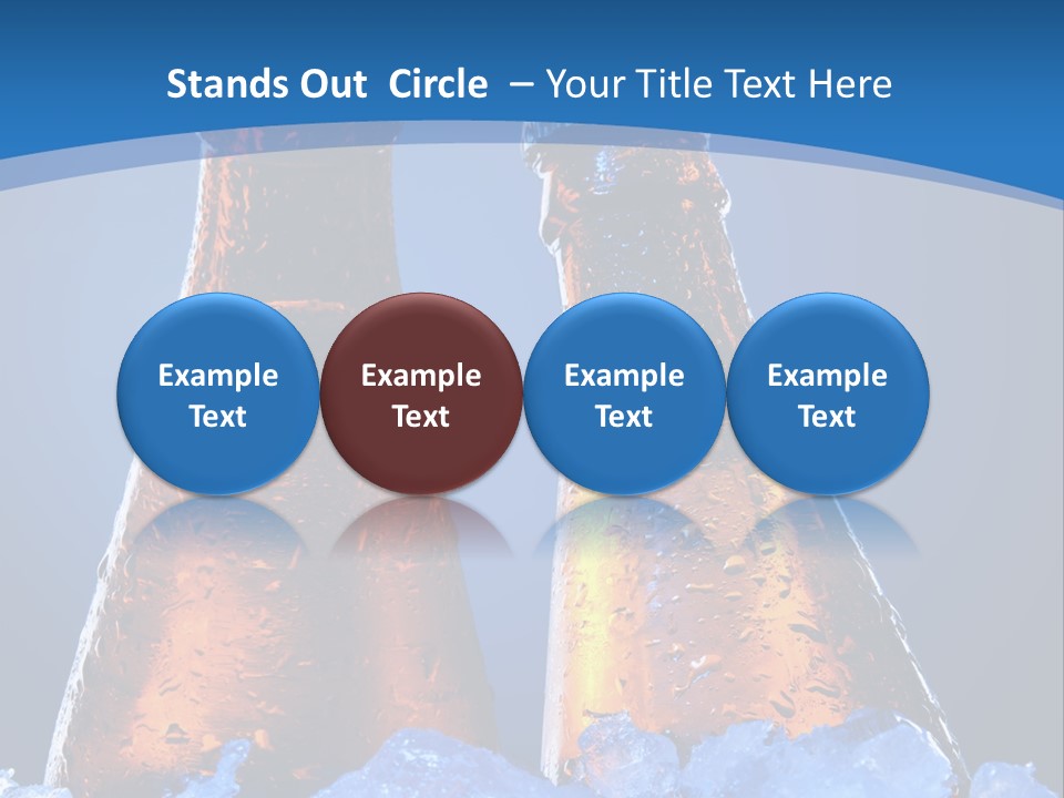 Blue Tasty Close PowerPoint Template