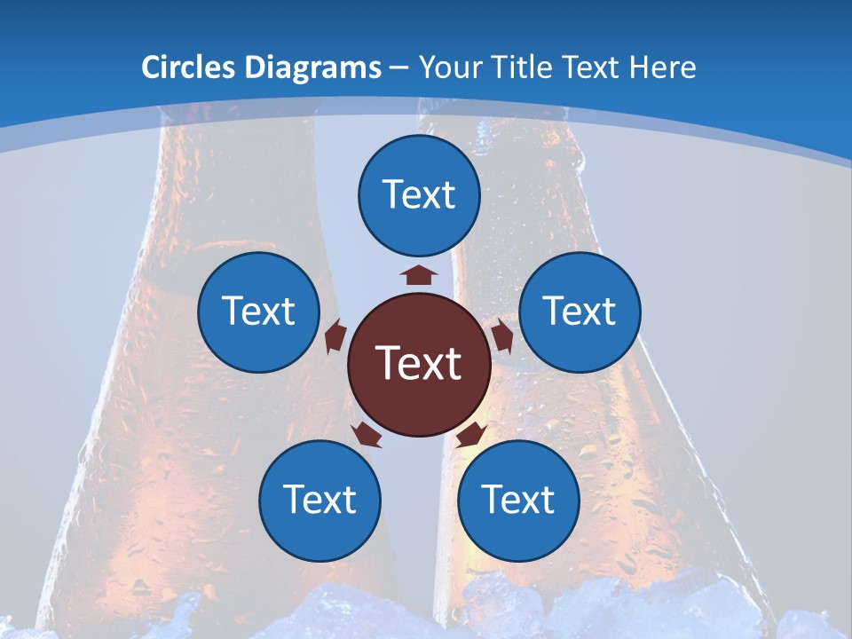 Blue Tasty Close PowerPoint Template