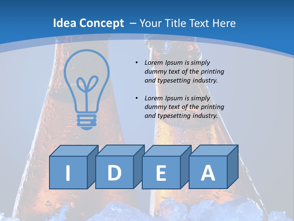 Blue Tasty Close PowerPoint Template