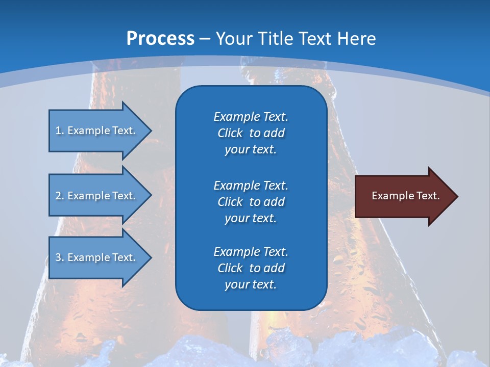Blue Tasty Close PowerPoint Template