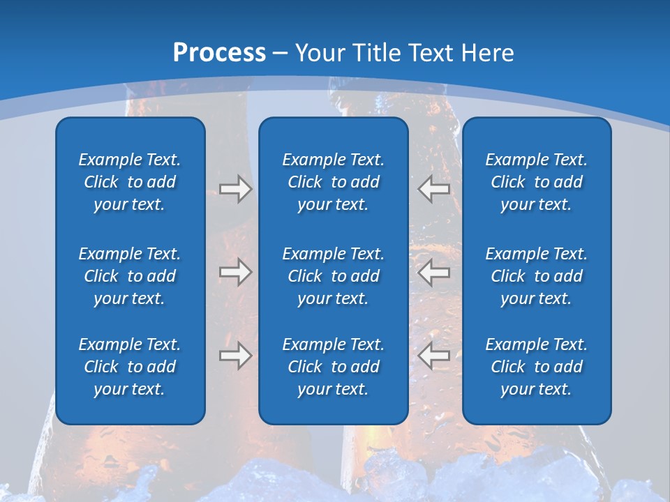 Blue Tasty Close PowerPoint Template