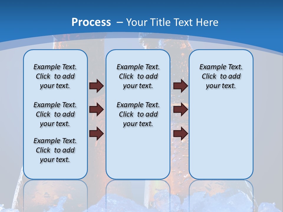 Blue Tasty Close PowerPoint Template