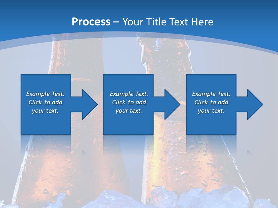 Blue Tasty Close PowerPoint Template