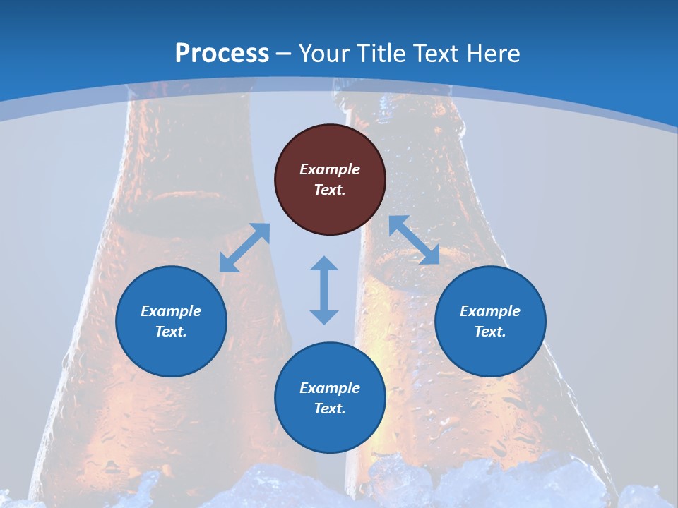 Blue Tasty Close PowerPoint Template