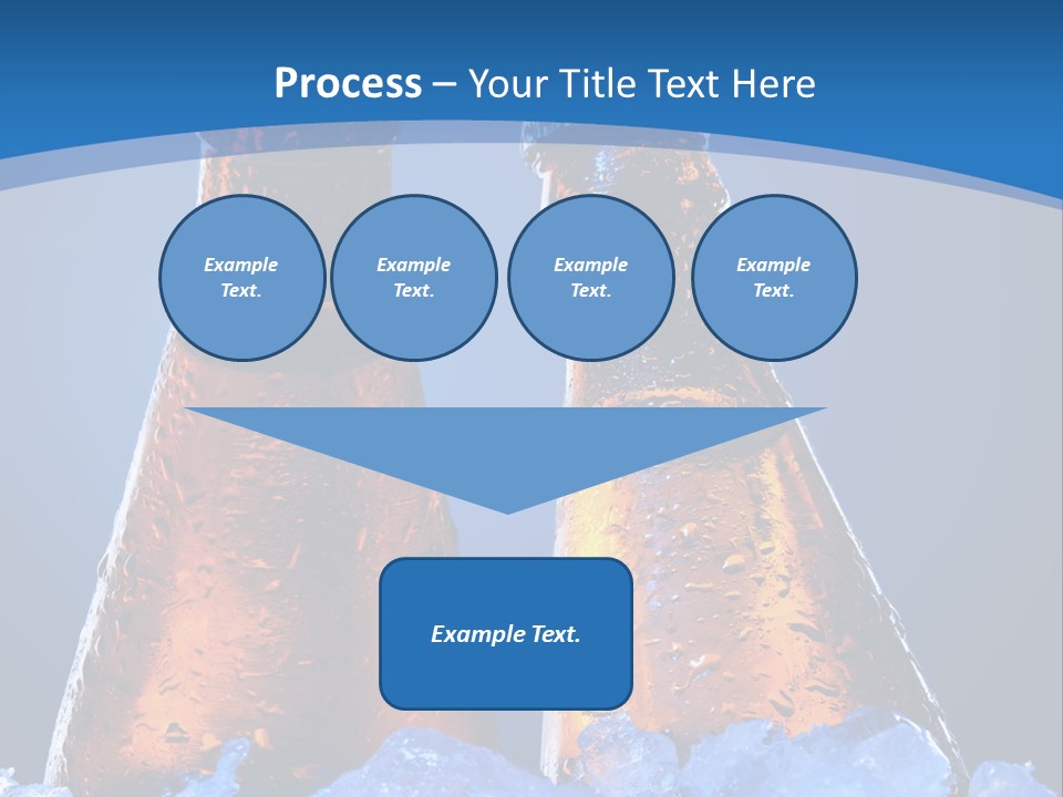 Blue Tasty Close PowerPoint Template