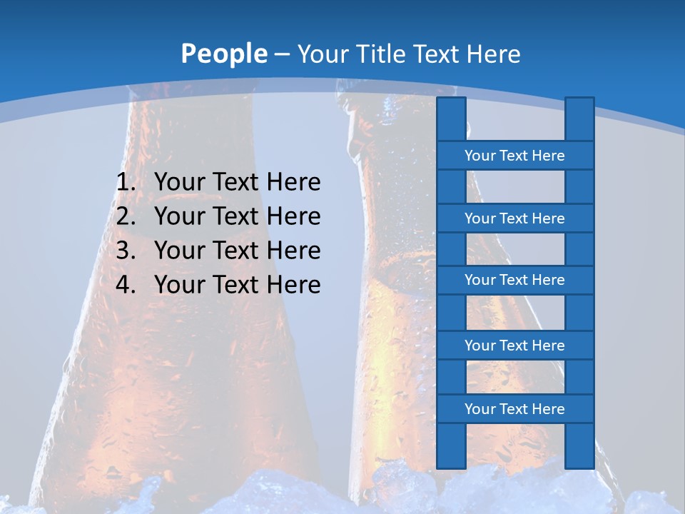 Blue Tasty Close PowerPoint Template