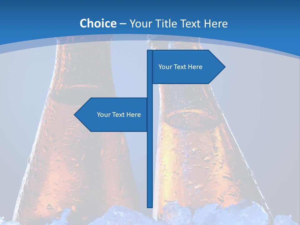 Blue Tasty Close PowerPoint Template