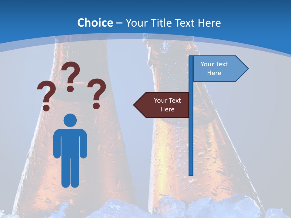 Blue Tasty Close PowerPoint Template