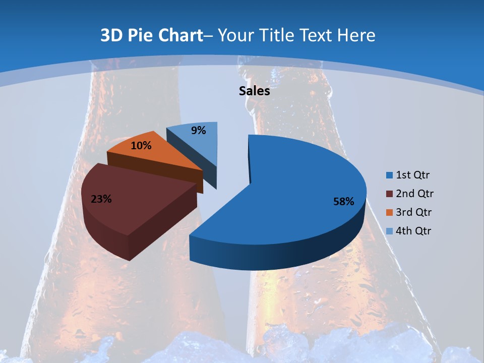 Blue Tasty Close PowerPoint Template