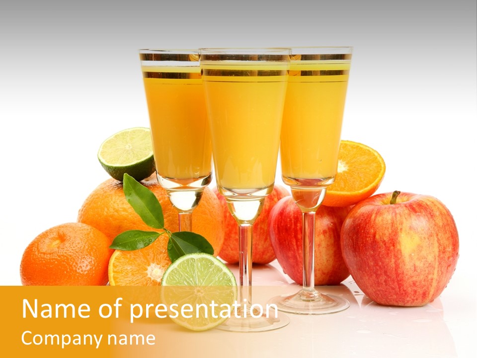 Thirst Drink Grocery PowerPoint Template