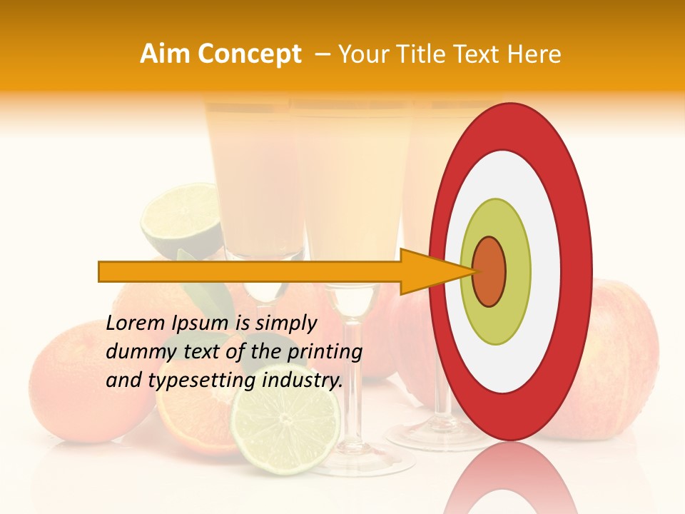 Thirst Drink Grocery PowerPoint Template