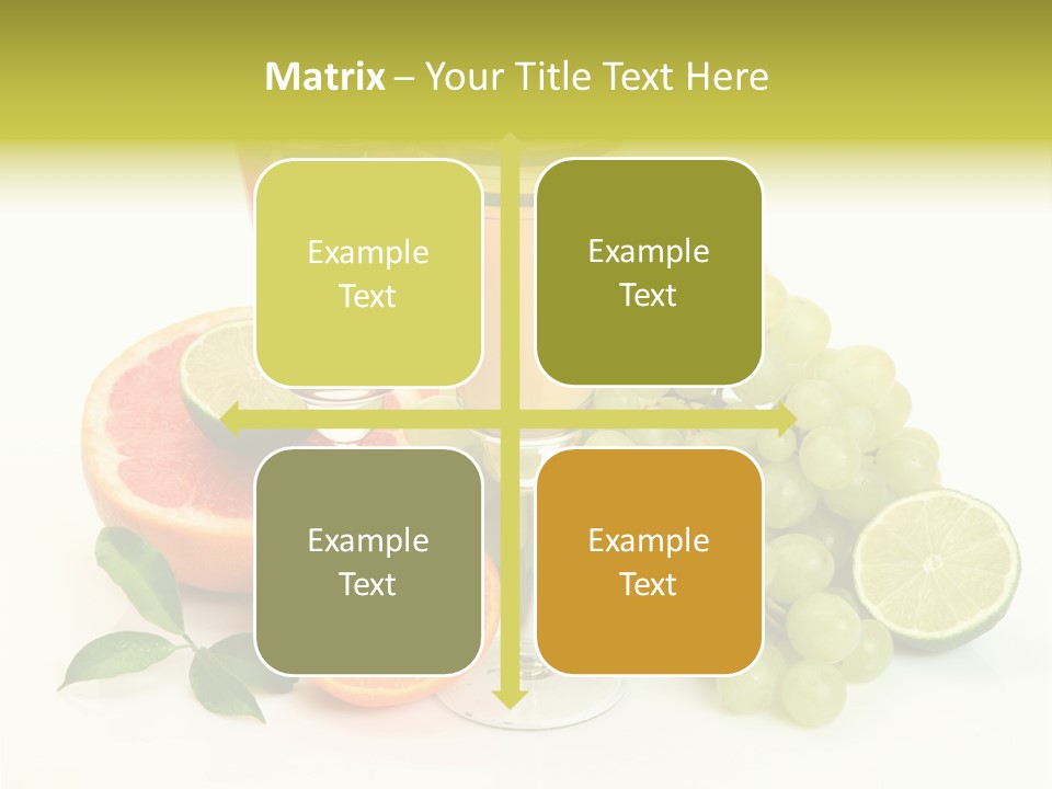 Cluster Grapes Thirst PowerPoint Template