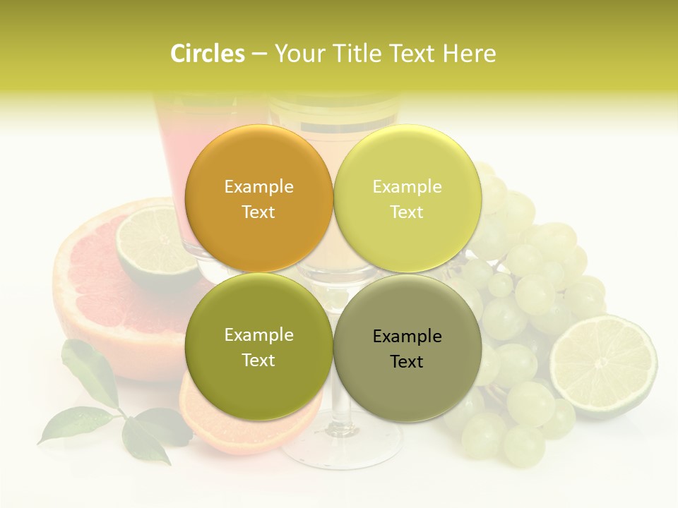 Cluster Grapes Thirst PowerPoint Template