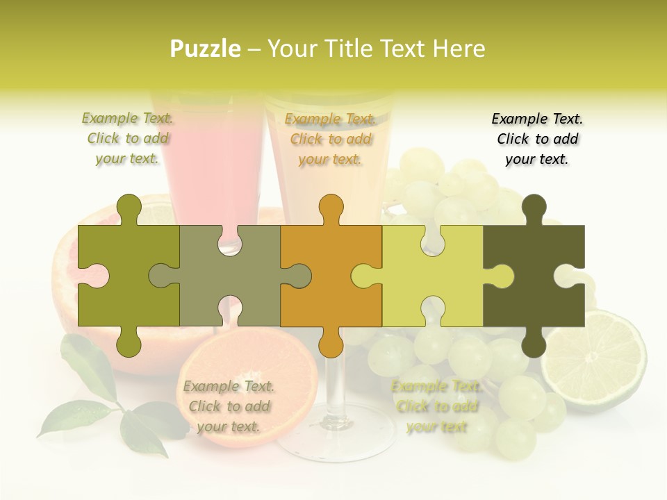 Cluster Grapes Thirst PowerPoint Template
